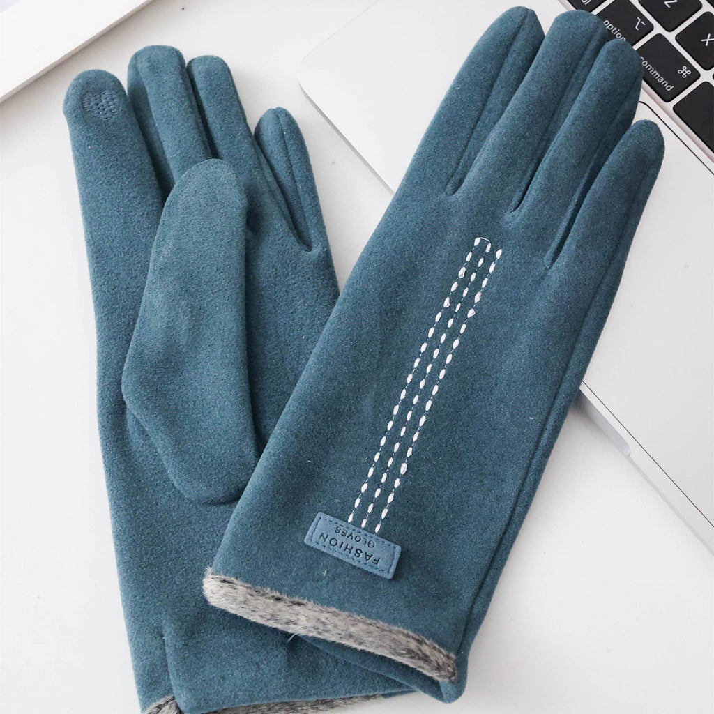 Gants thermiques d'hiver pour femmes fabriqués à partir de duvet avec compatibilité écran tactile et Thr