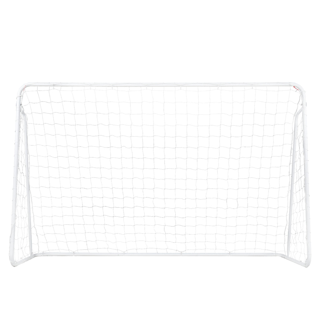 8X5ft Soccer Goal Training Set avec Net Buckles Ground Nail Football Sports pour adolescents et publicité