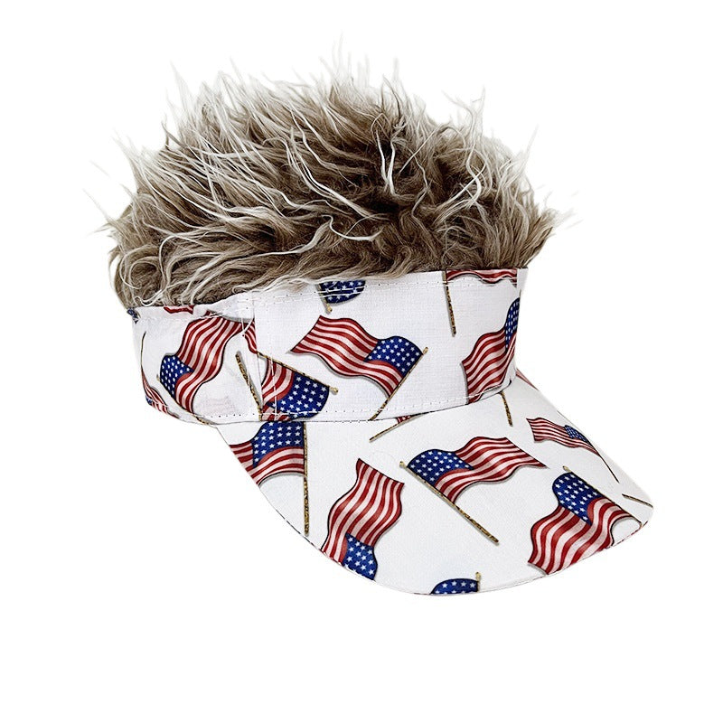 Cap de baseball 250e anniversaire de simulation Cap de baseball synthétique court Cap de baseball Spiked