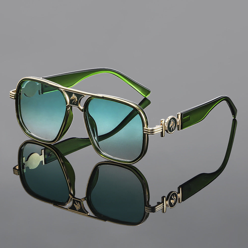 Lunettes de soleil pour homme et femme à cadre carré