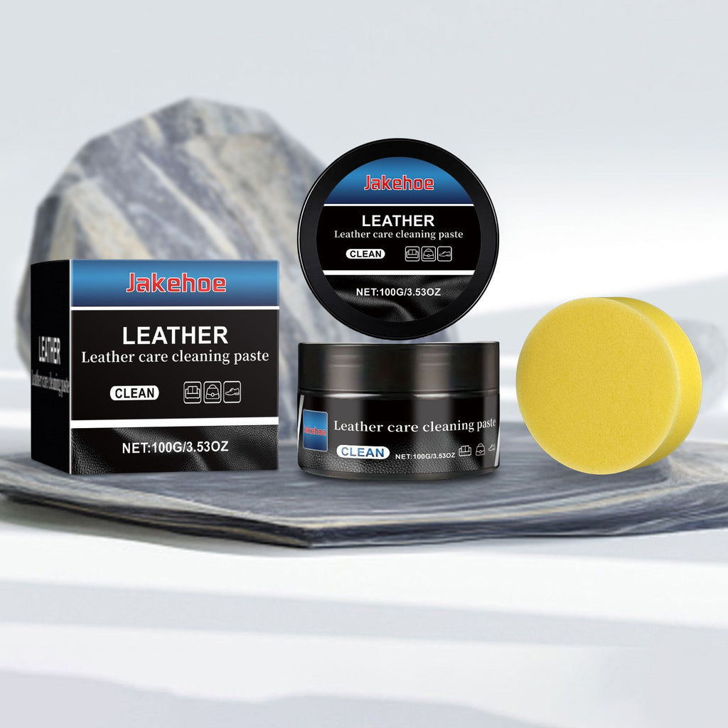 JAKEHOE Kit de soins de nettoyage en cuir
