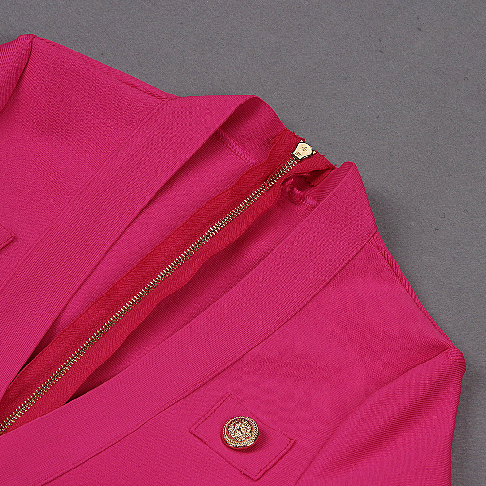 Robe à manches longues à manches longues pour dames minces