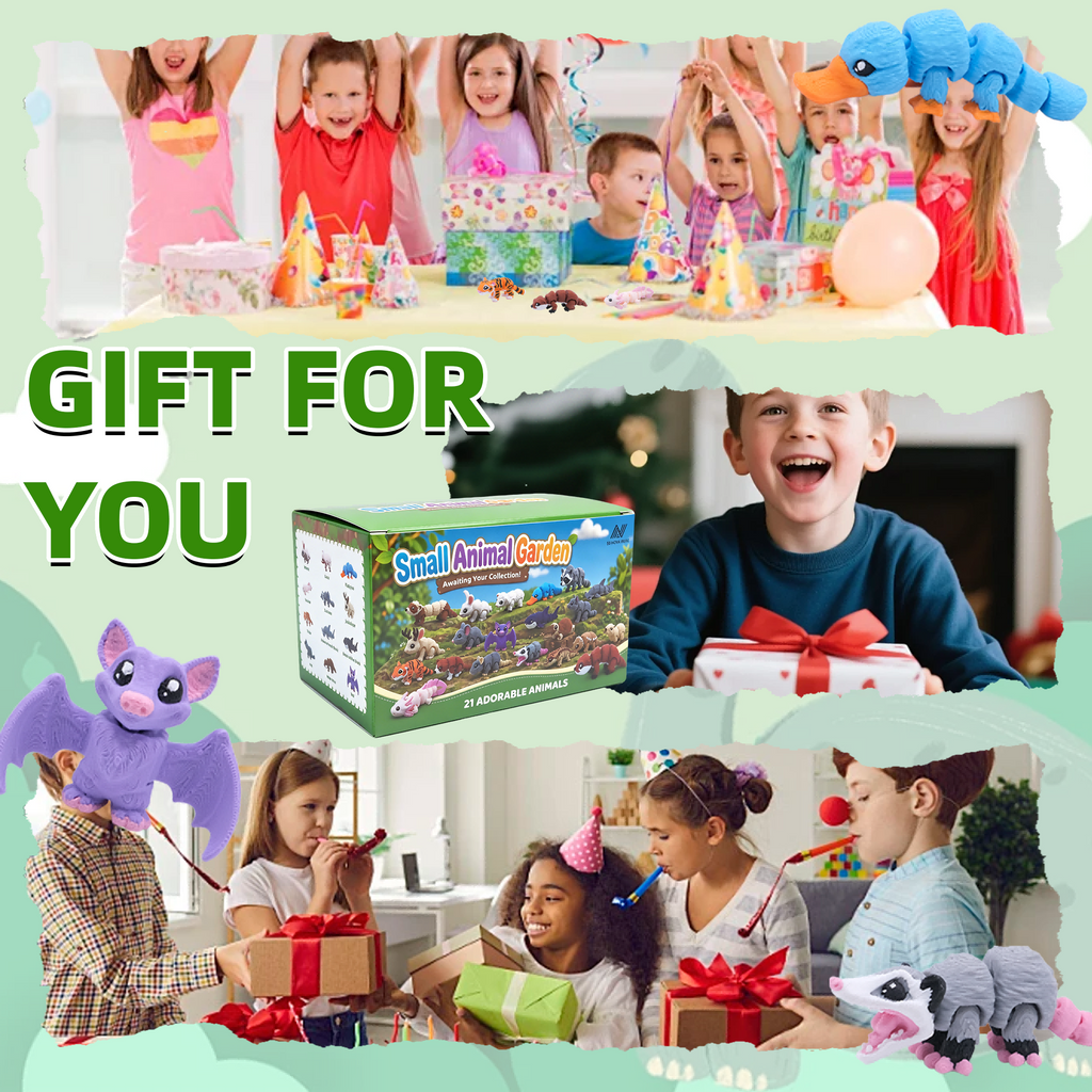 21PCS Mini jeu de figures animales