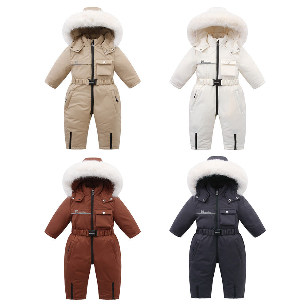 Ski bag for children in autumn and winter
