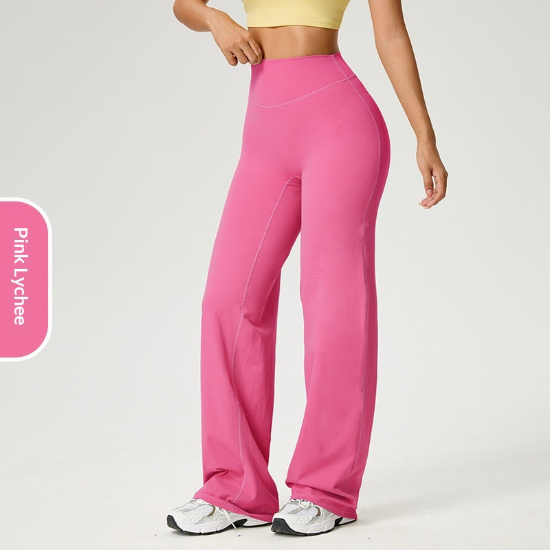 Pantalon casual pour femmes à taille haute