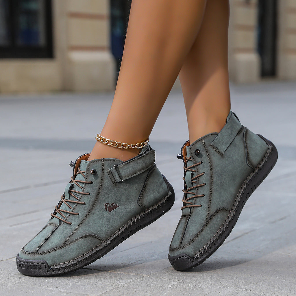 Couples Chaussures Robe Plat et Martin Bottes