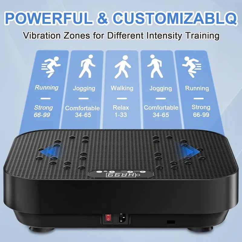 Plaque de vibration de puissance de la machine vibrante plate-forme exercice corps Shaker masseur