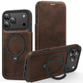Magnetic Bracket Protection Mobile Phone Shell Flip Leather Case