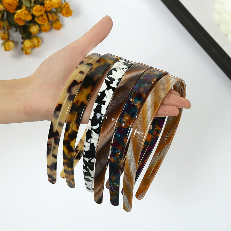 Style coréen Ins ornement Acétate Accessoires capillaires Hawksbill Couleur Bandeau