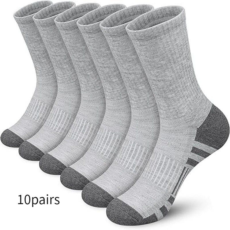 Chaussettes athlétiques assortis de couleur Plus taille Basketball Mid Tube coton respirant