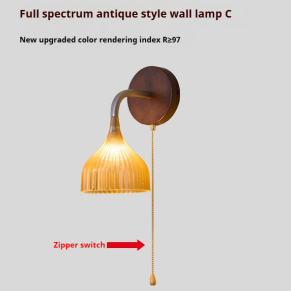 Lampe murale mi-ancienne côté de lit Zipper de haute qualité