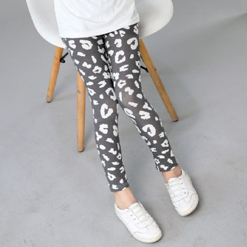 Leggings Modal Cropped Pantalons Outer Wear Girls' Stretch Tights Classique