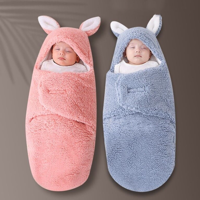 Bébé tenir le nouveau-né épaississant Wrap Swadle sac de couchage