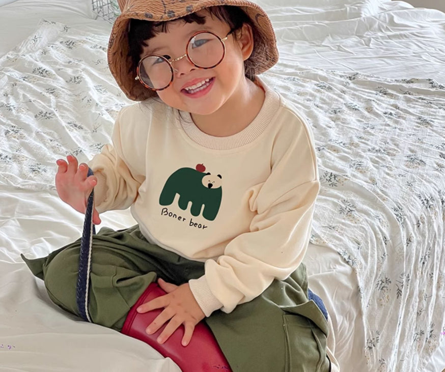 Sweatshirts d'automne adaptés aux familles Baby Onesies pour trois