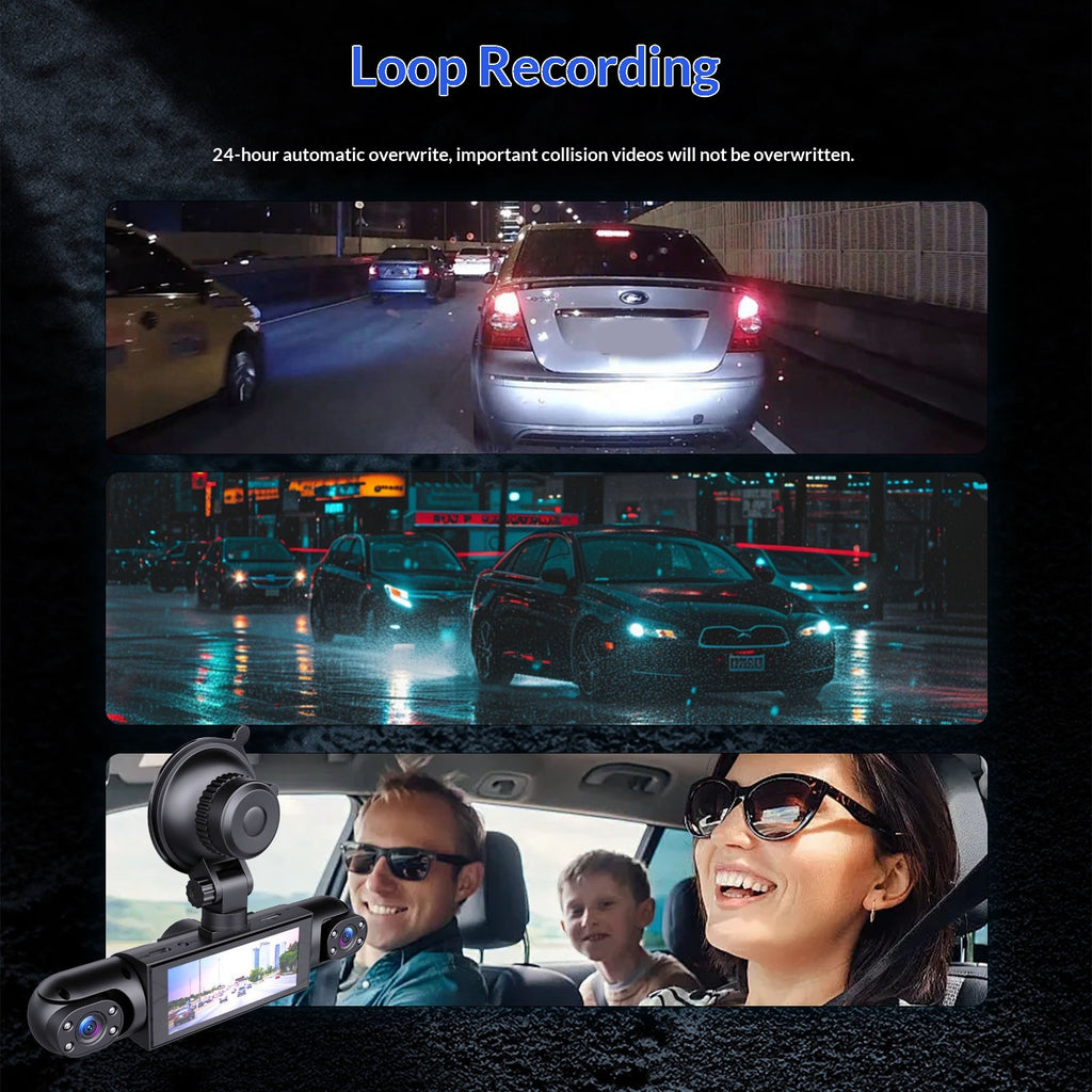 Quatre caméra HD Dash Cam