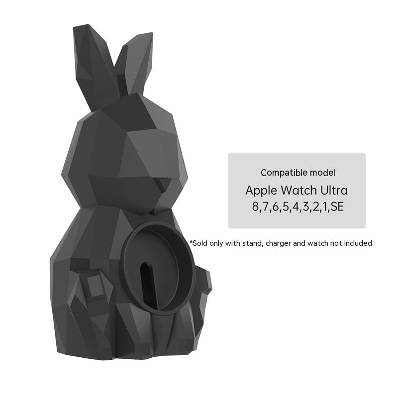 Support de chargeur de bureau en forme de lapin