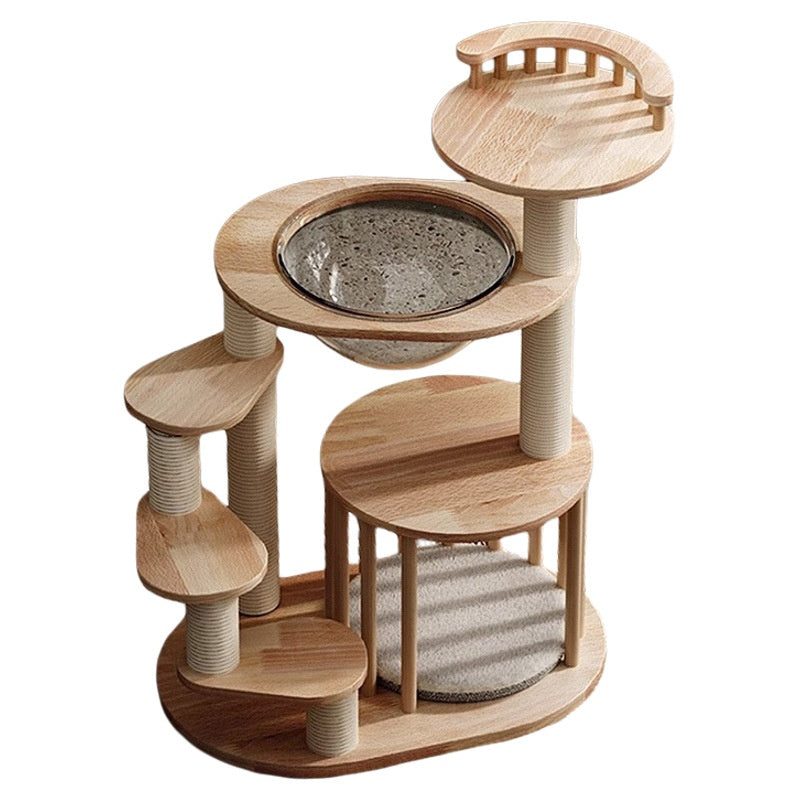 Plate-forme de saut de chat à plusieurs niveaux pour usage domestique