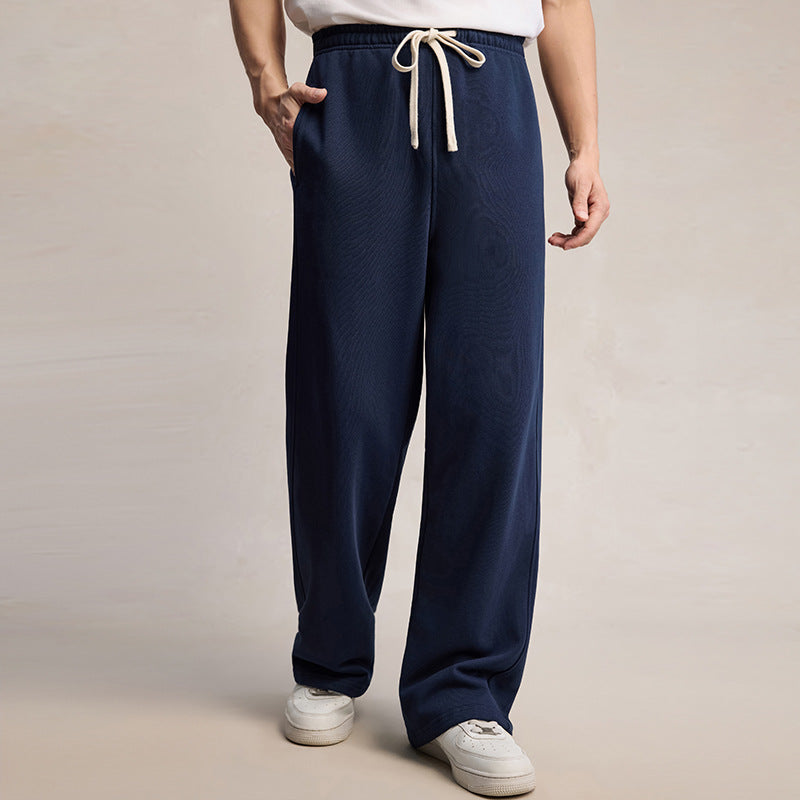 Sweatpants occasionnels à la jambe droite pour hommes
