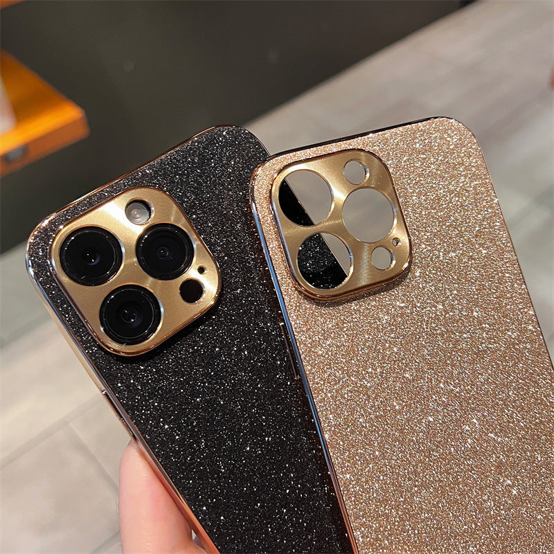 Housse de protection pour CD en métal pour téléphone Glitter Diamant Électroplaqué