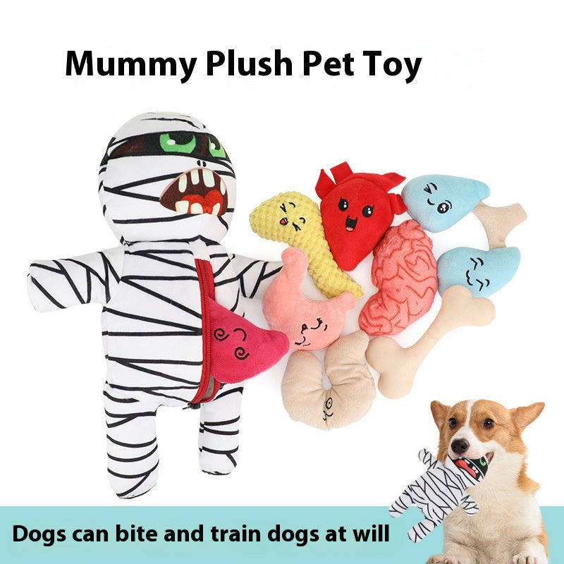 Jouet interactif pour animaux en peluche Mummy Hiding Food
