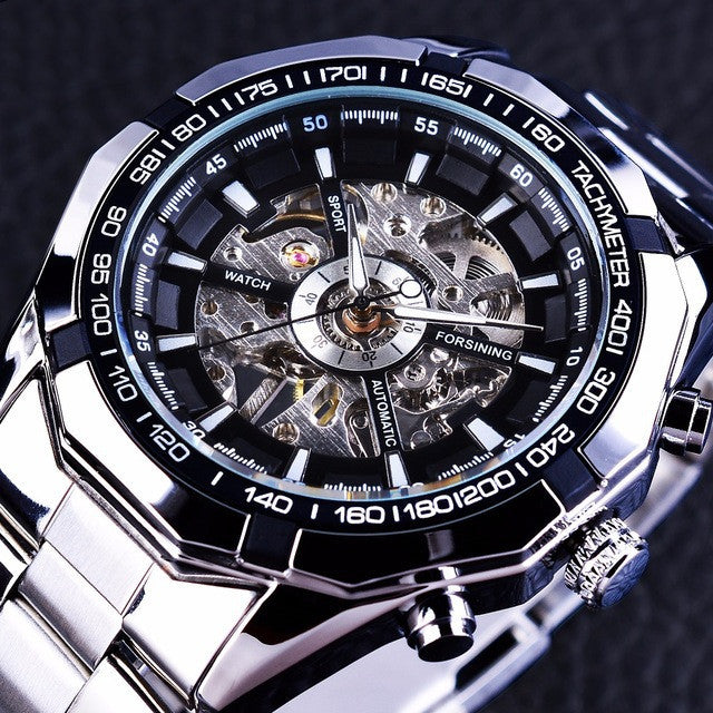 A Drop Shipping Forsining Watch Mode Homme Casual Classic Populaire Waterproof Manual Mec