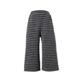 Pantalons à jambes larges et rayées