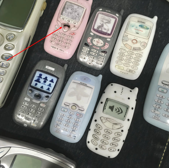 Clip de cheveux en forme de téléphone original Retro Dream core Et Y2K Vibes