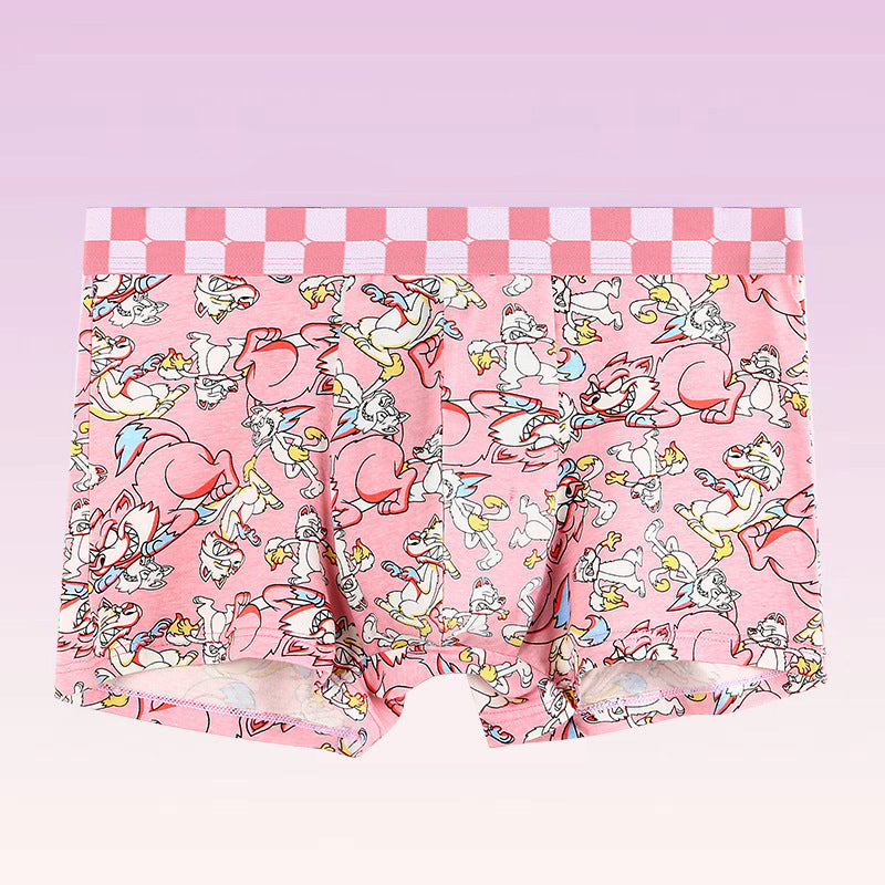 Couleur Sous-vêtements Hommes Ice Silk Summer Boxers ultra-mince Cute Boys Shorts Best-seller On Douy