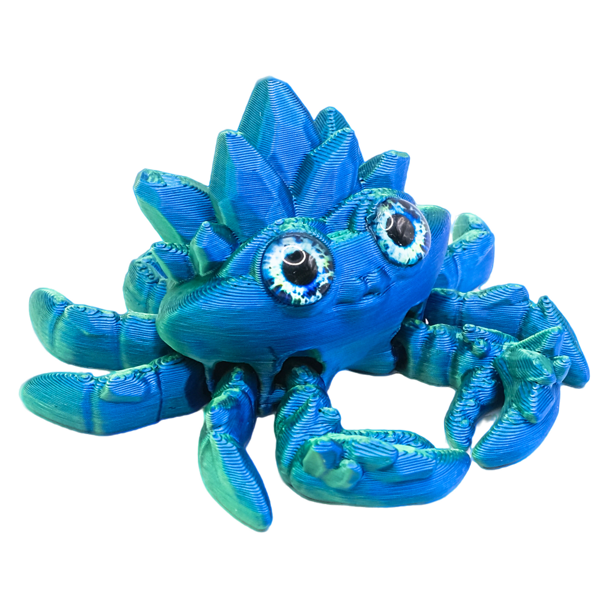 Figurine de crabe en cristal imprimé 3D