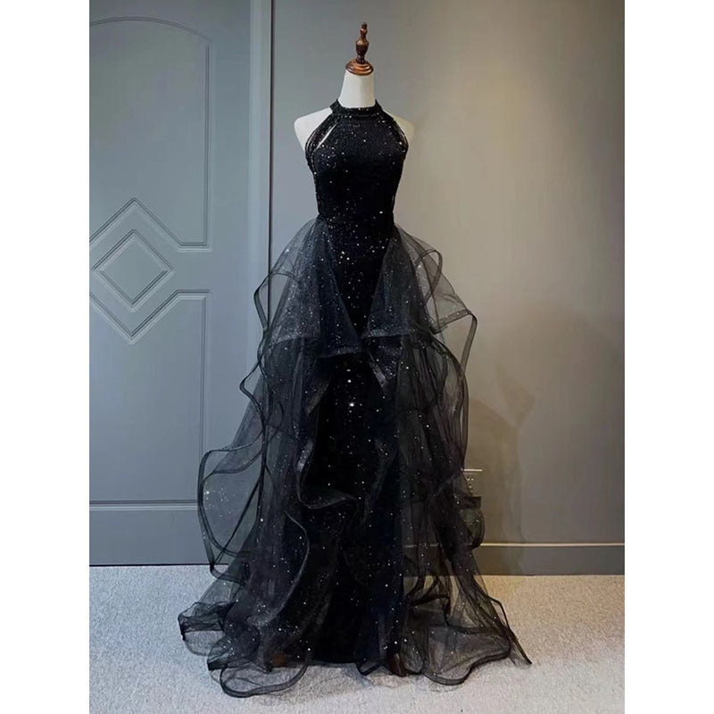 Robe de soirée noire pour femmes