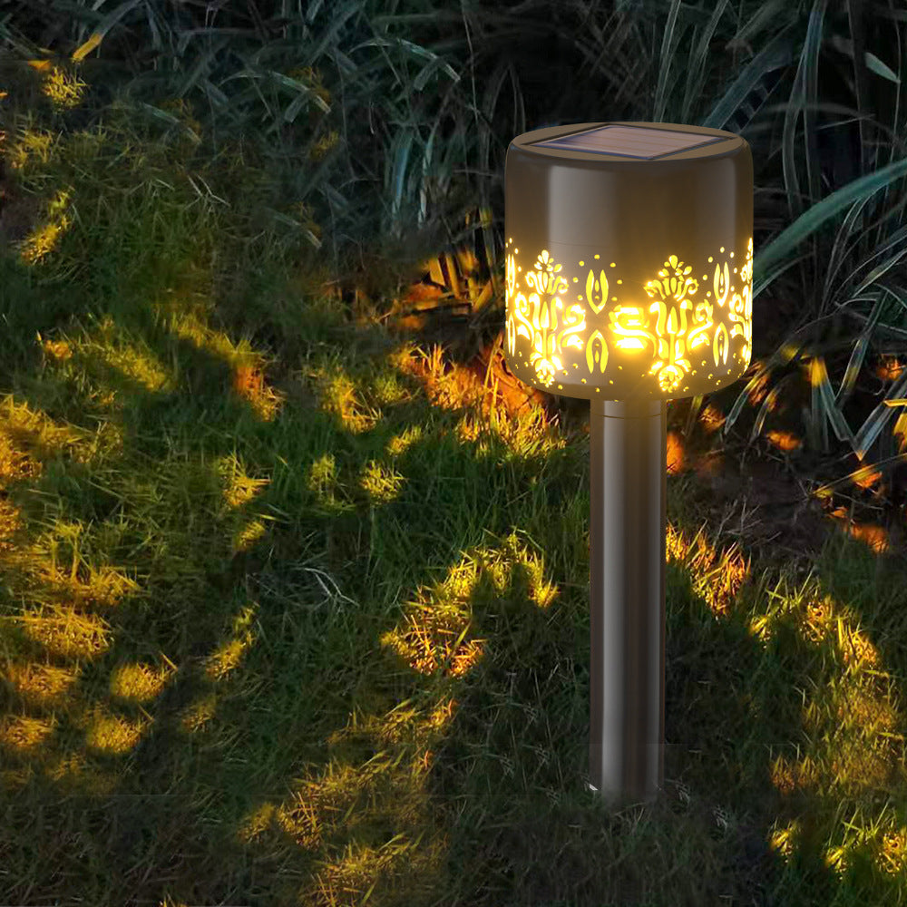 Solar Plastic Lawn Projection Floor Lamp