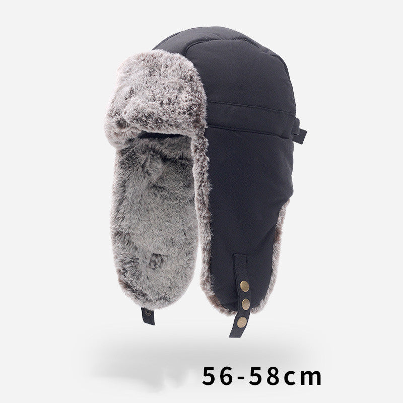 Chapeau de protection du visage Hiver froid et chaud Plus Velvet