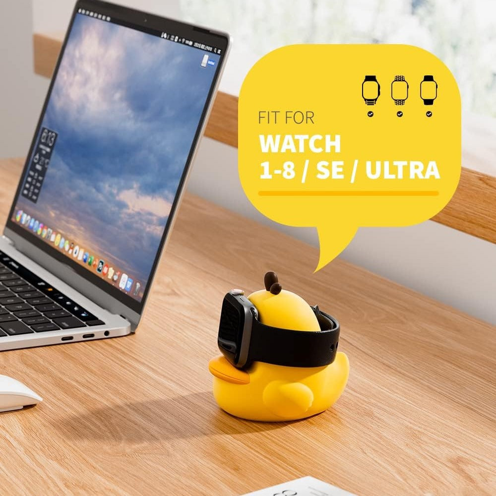 Cartoon Silicone Little Duck Charging Stand Creative