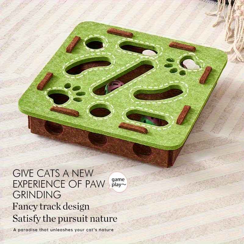 Jouet interactif de Puzzle Cat avec tunnel Maze