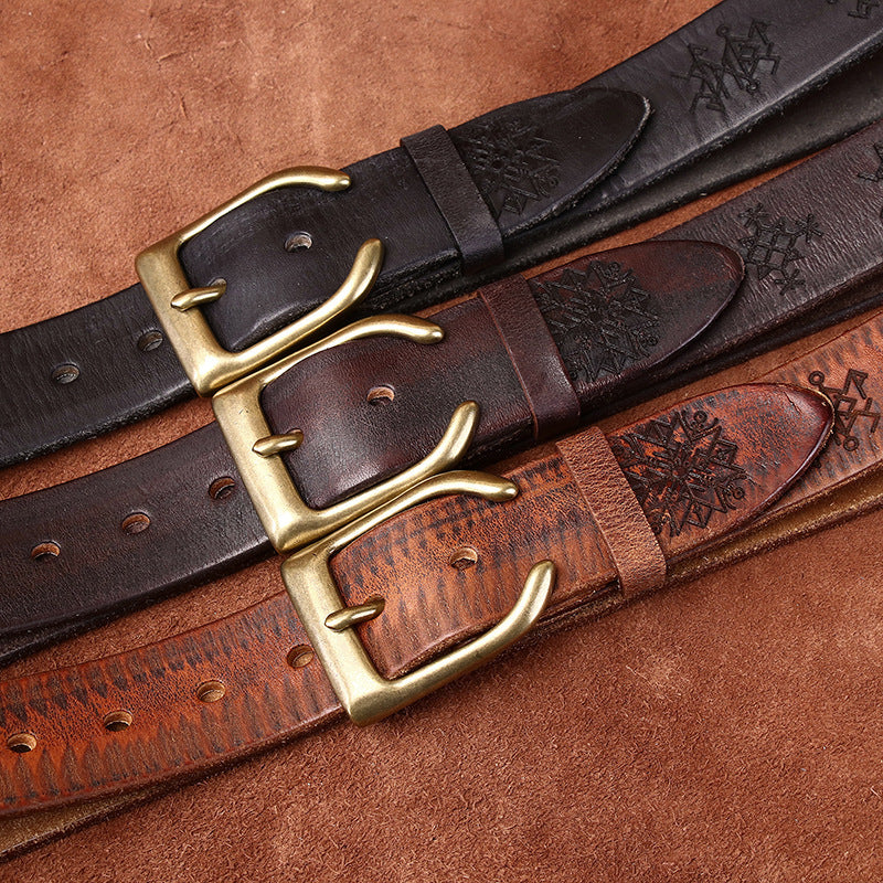 Retro Personality Trend Ceinture de Jeans sculptée