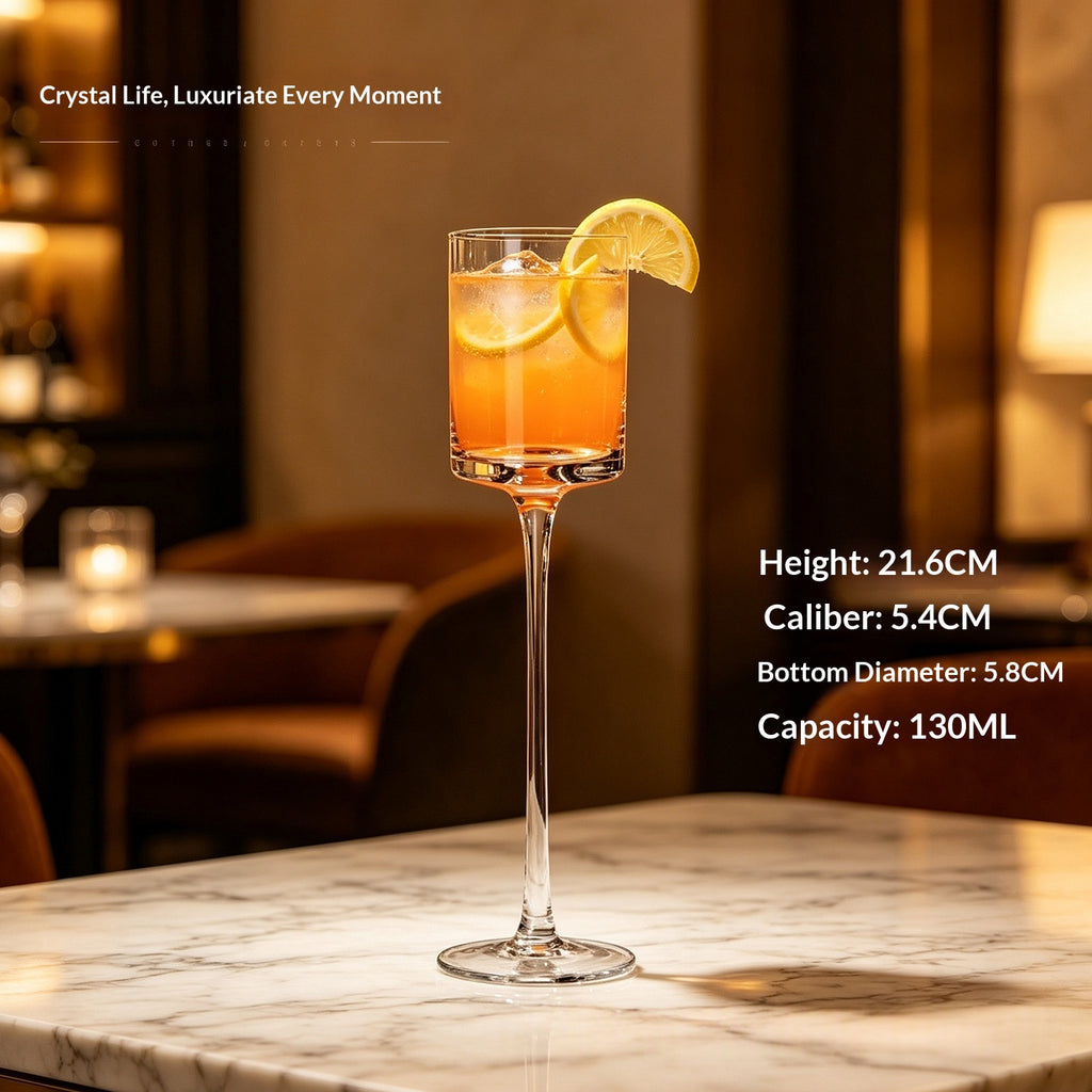 Creative and Personalized Cocktail Glass with a Margarita Sauce Crystal Tall Stemchampagne