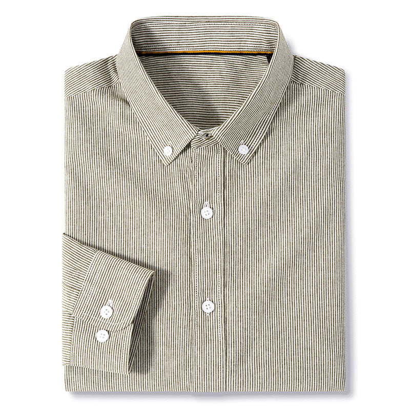 Manteau et chemise rayé gris et blanc style britannique