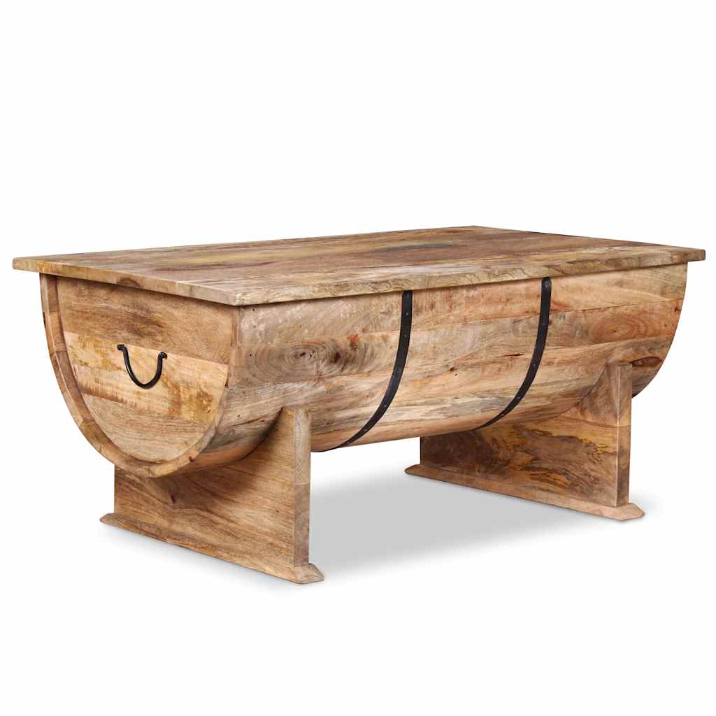 Table de café Bois de mangue massif 88x50x40 cm