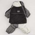Animaux d'hiver couleur matching coton rembourré vêtements chien moyen grand chien chaud et confortable