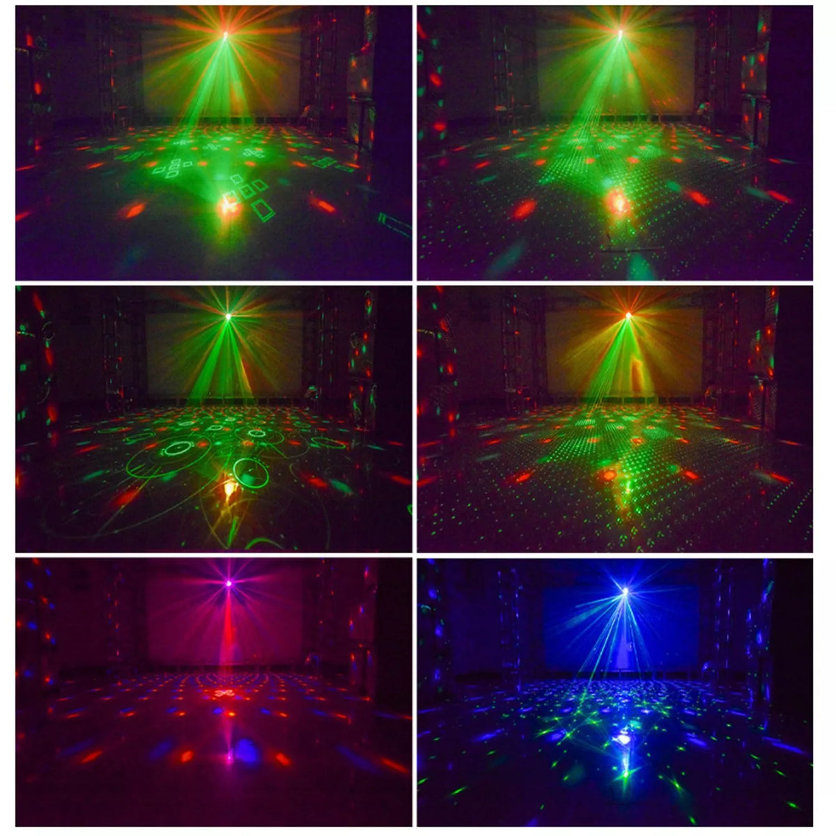 1240 Motif LED Projecteur laser Stage Lumière RGB Parti KTV Club Lumières Noël