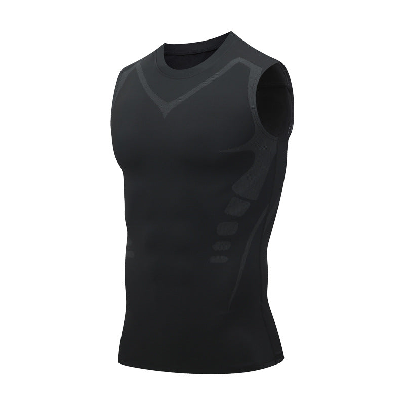 Tight Vest hommes Basketball Sports Tight American Style Training Vest Base à séchage rapide El