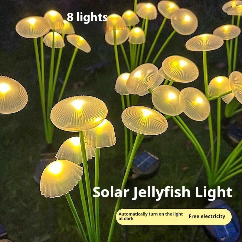 Solaire Jellyfish Lampe Jardin Balcon Décoration Mushroom Sol Outlet Lampe de pelouse