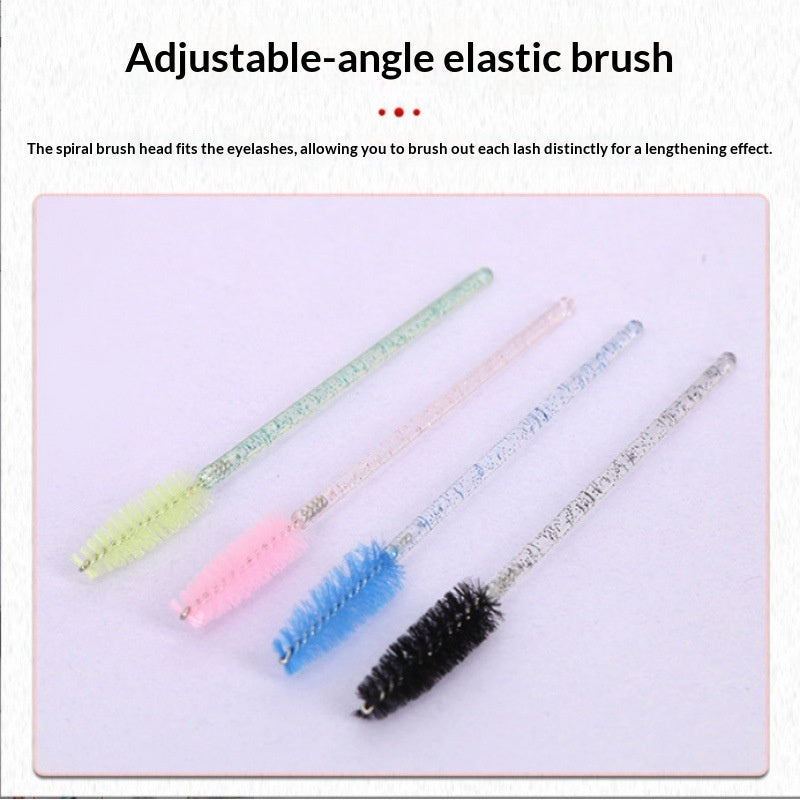 Mascara jetable en cristal en bouteille couleur spirale Tour