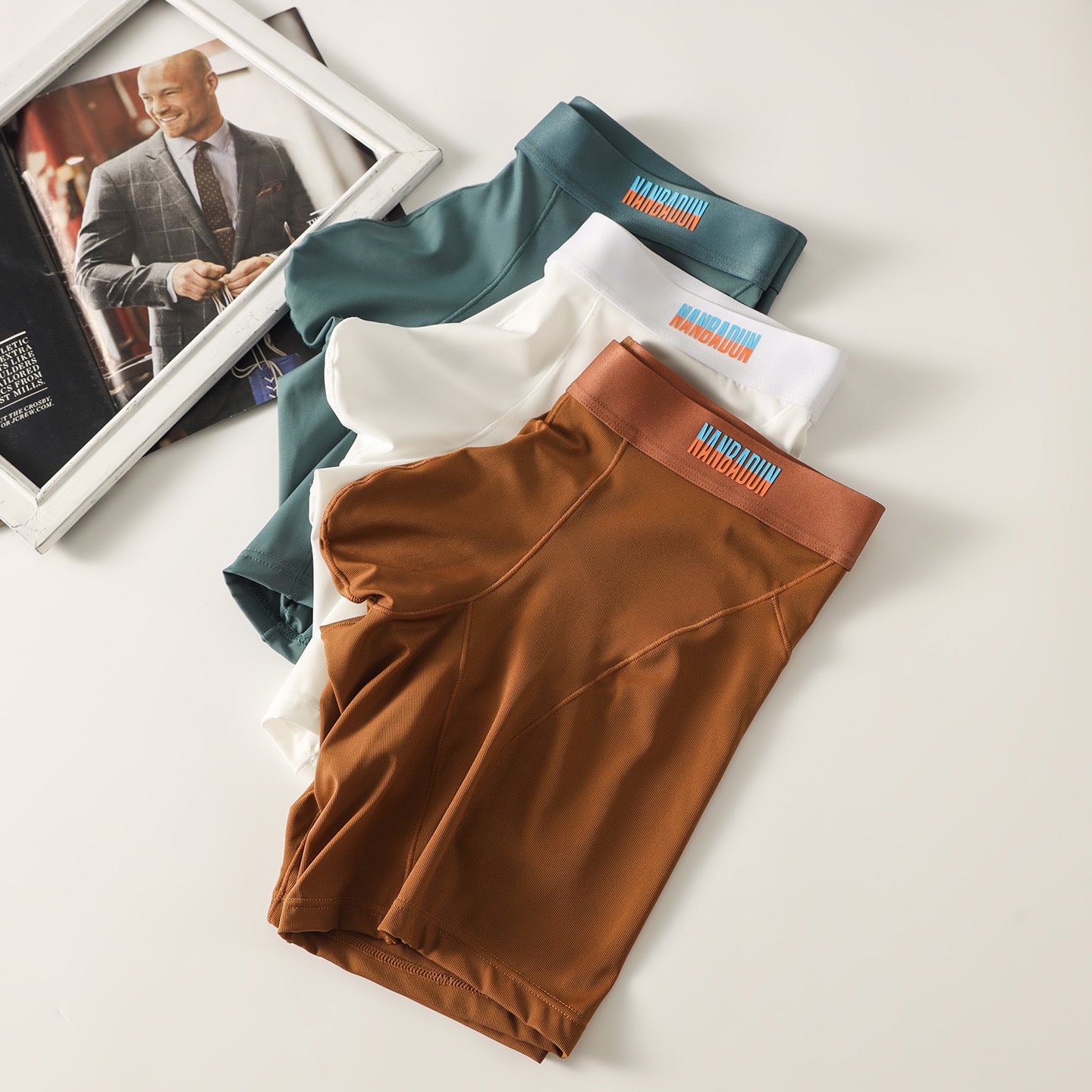 Breathable Mid-rise Sports Boxer Slips résistant aux chocs