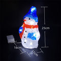 Décoration de fenêtre en acrylique époxy Snowman Diy