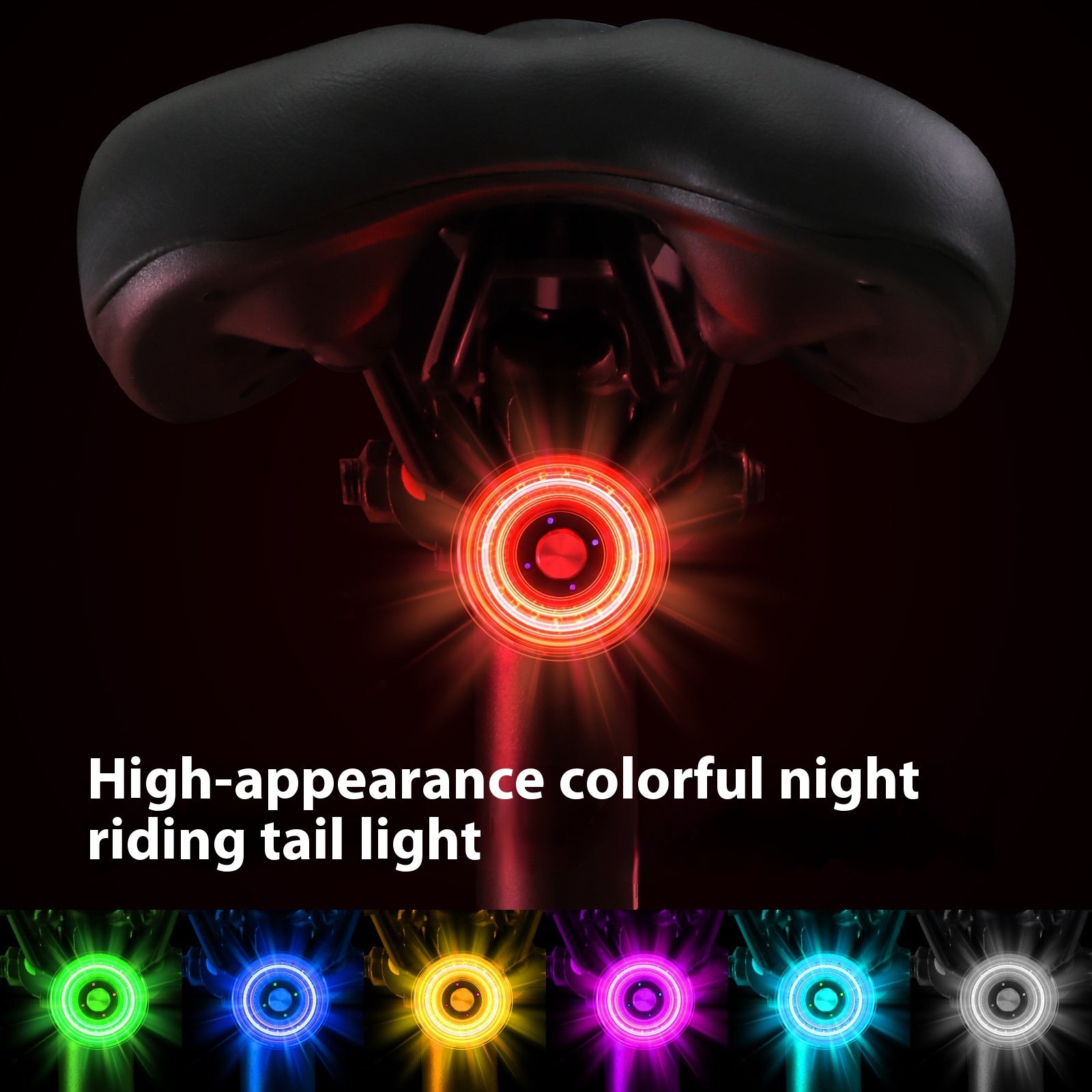 Avertissement vélo fixation vélo Taillight Road