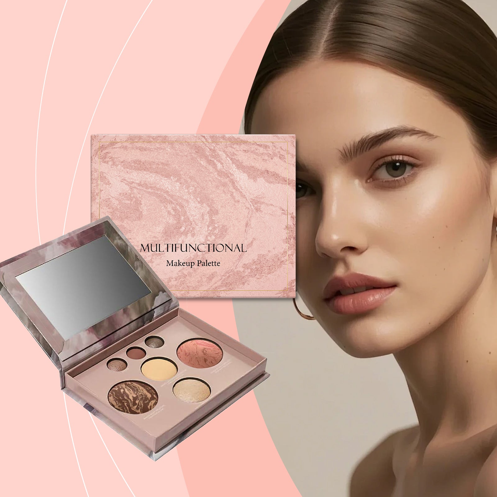 Palette de maquillage multifonctionnelle