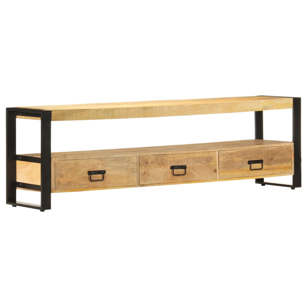 Armoire TV 150 x bois de mangue massif
