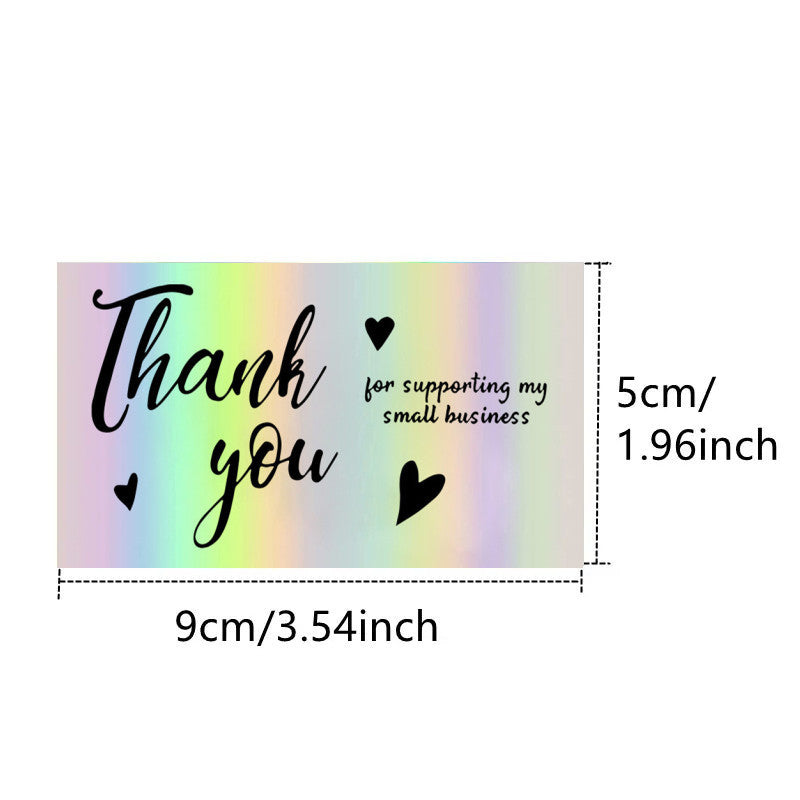50 Feuillespack Laser carte cadeau holographique cadeau de salutation