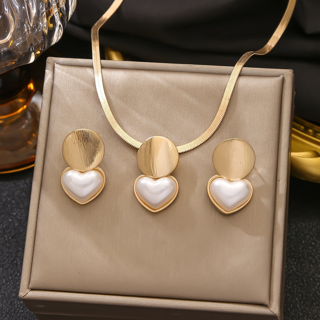 Collier pendentif en forme de coeur pour femmes